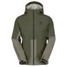 Scott SCO Jacket M's Explorair Softshell dust grey/douglas green/S (grå/douglas green)