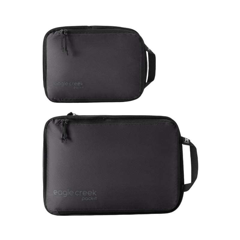 Storage bag Eagle Creek Pack-It Isolate Compression Cube Set S/M (black)