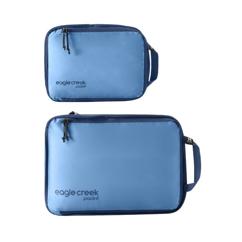 Förvaringsväska Eagle Creek Pack-It Isolate Compression Cube Set S/M (blue dawn)