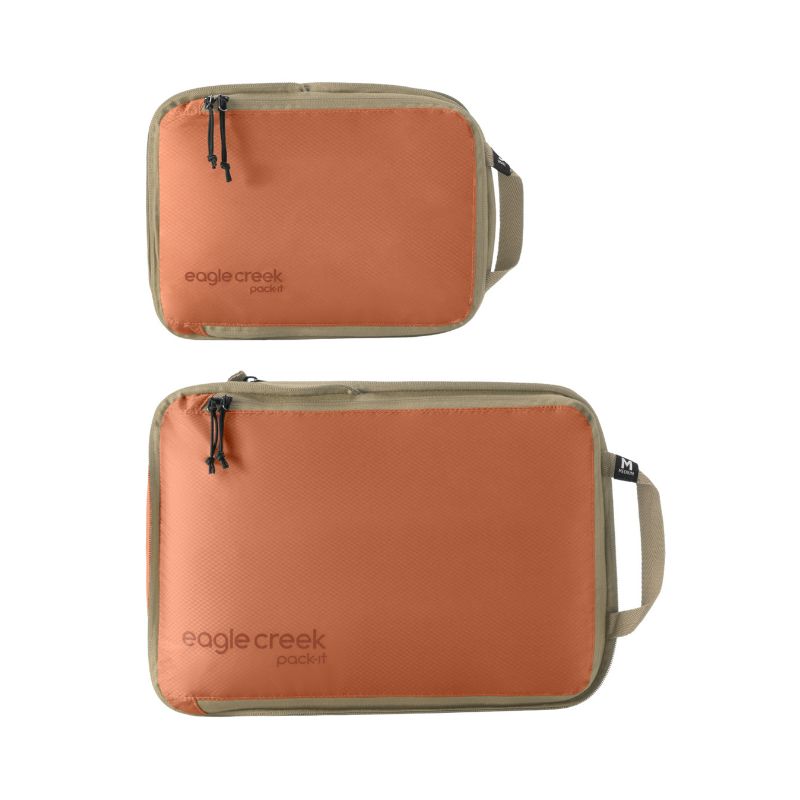 Borsa di conservazione Eagle Creek Pack-It Isolate Compression Cube Set S/M (Mandarino)