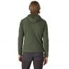 Patagonia Felpa con cappuccio R1 Air Full-Zip da uomo (Torrey Pine Green)
