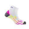 Chaussettes running Thyo SOQ PODY AIR RUN SILVER (blanc/rose)