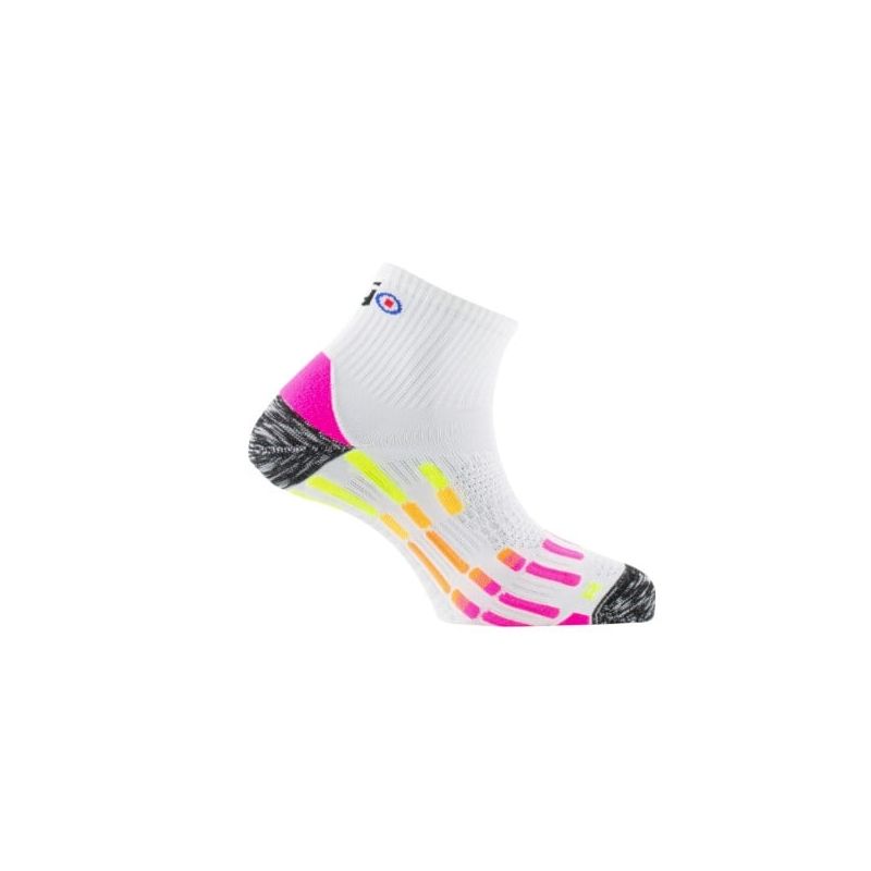 Løpesokker Thyo SOQ PODY AIR RUN SILVER (hvit/rosa)