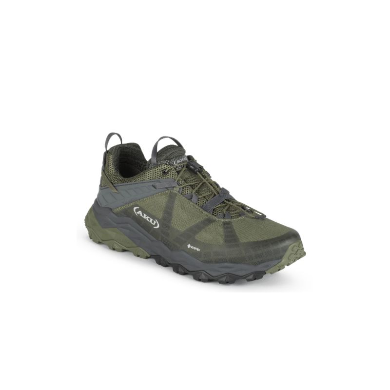 Scarpe da trekking veloci da uomo AKU Flyrock Gore-Tex (verde/grigio)