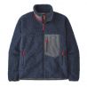 Polaire PATAGONIA M's Classic Retro-x Jkt (New Navy w/Wax Red) Homme