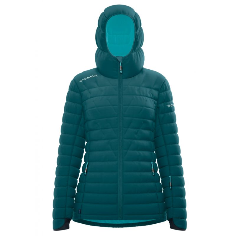 Chaqueta de plumón para mujer Camp Nivix Light Jacket Lady (Amazon Green/Sky Blue)