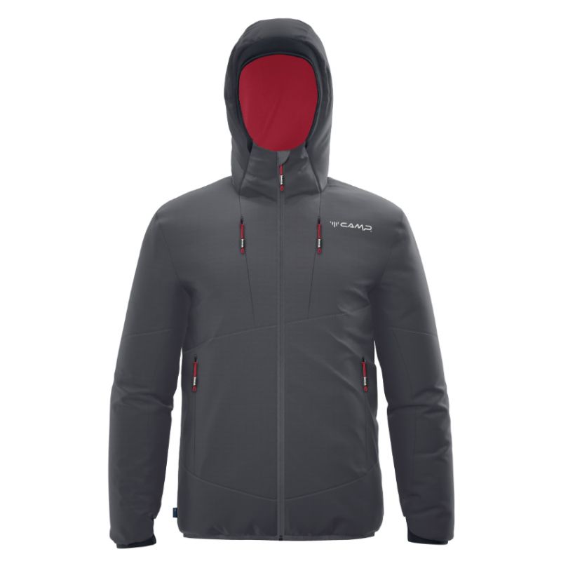 Chaqueta técnica Camp Breva Jacket (Gris asfalto / Rojo óxido)