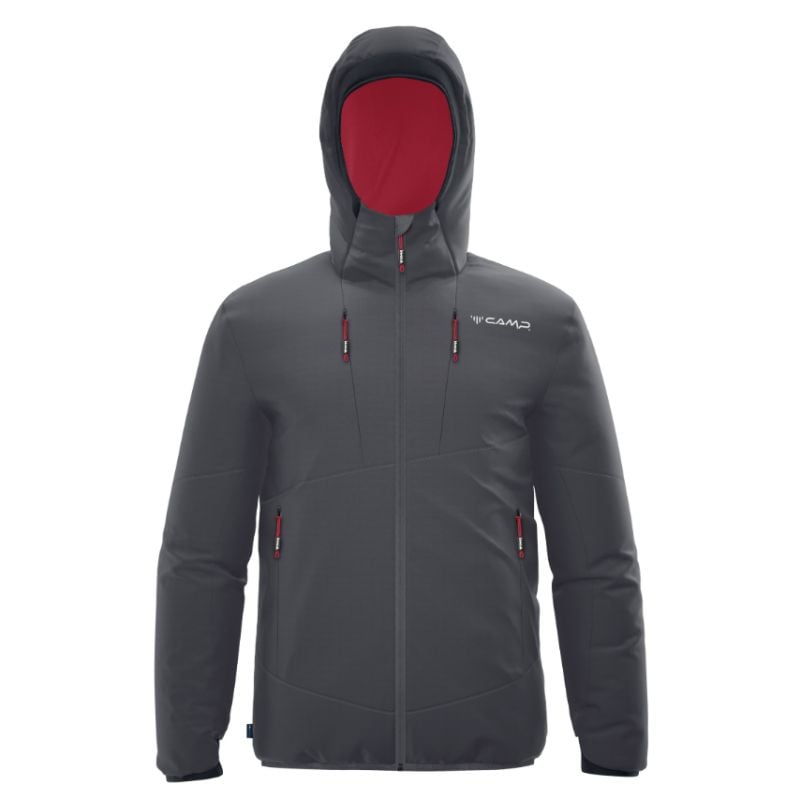 Giacca tecnica Camp Giacca Breva (Grigio asfalto / Rosso ossido)