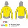 Teknisk jacka Camp Breva Jacket (Asfaltgrå / Oxidröd)
