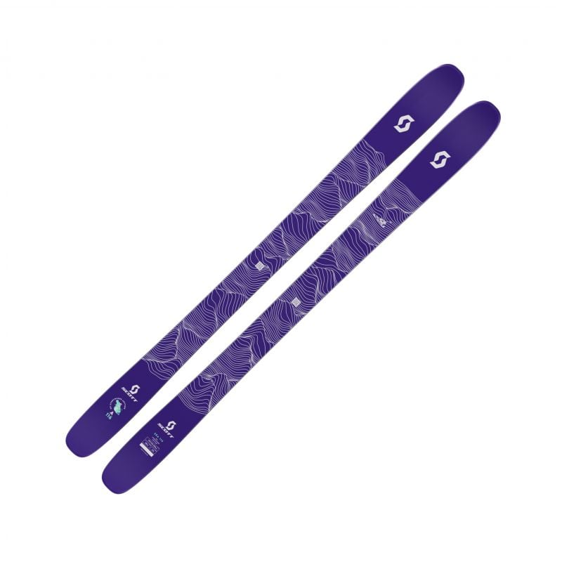 Freeride Ski Scott SEA 116 (dark purple/mint green) Men's - 2025