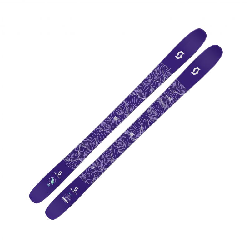 Esquí Freeride Scott SEA 116 (morado oscuro/verde menta) Hombre - 2025