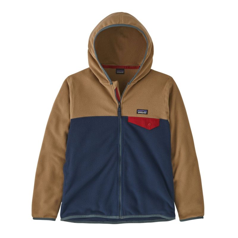 Chaqueta polar para niños Patagonia Micro D Snap-T (Grayling Brown)
