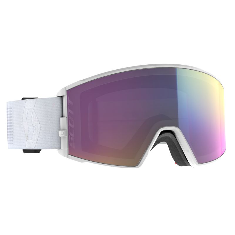 Maschera da sci Scott Goggle React S2 (bianco minerale)