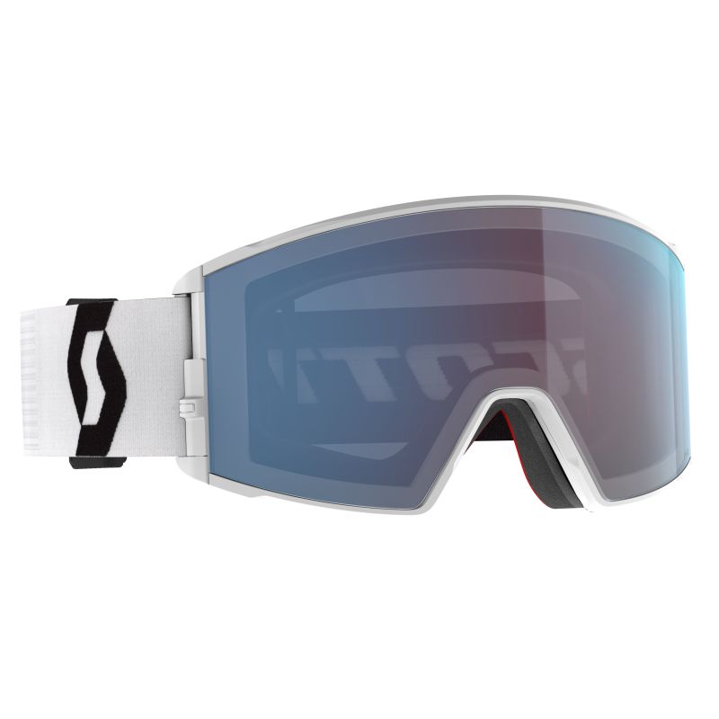 Maschera da sci Scott Goggle React (bianco minerale/nero)
