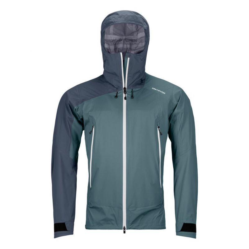 Jakke Ortovox Hardshell Westalpen 3l Light Jacket for menn (arktisk grå)