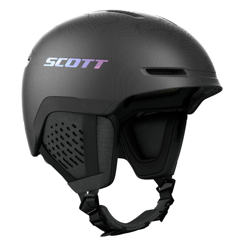 Casco de esquí Scott Track Plus (granite black/holo grey)