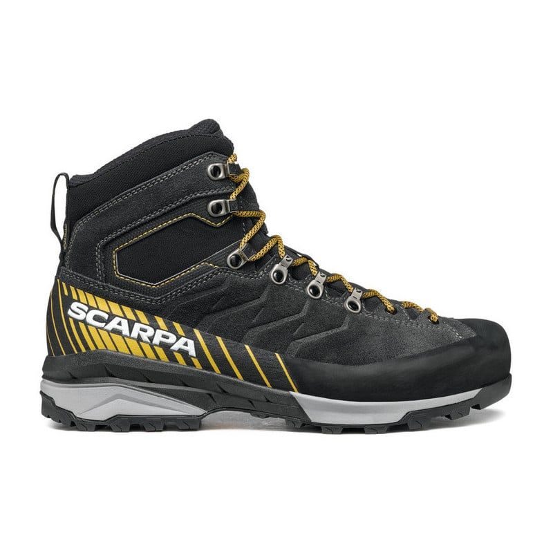 Scarponi da trekking da uomo Scarpa Mescalito Trek GTX (antracite scuro senape)