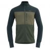 Polar Fleece Devold THERMO WOOL JKT MAN (FOREST/LICHEN/WOODS) Mies