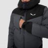 Bergsklättringsdunjacka för herrar Salewa ORTLES HEAVY2 PTX/RDS DWN MJKT (black out/3860)