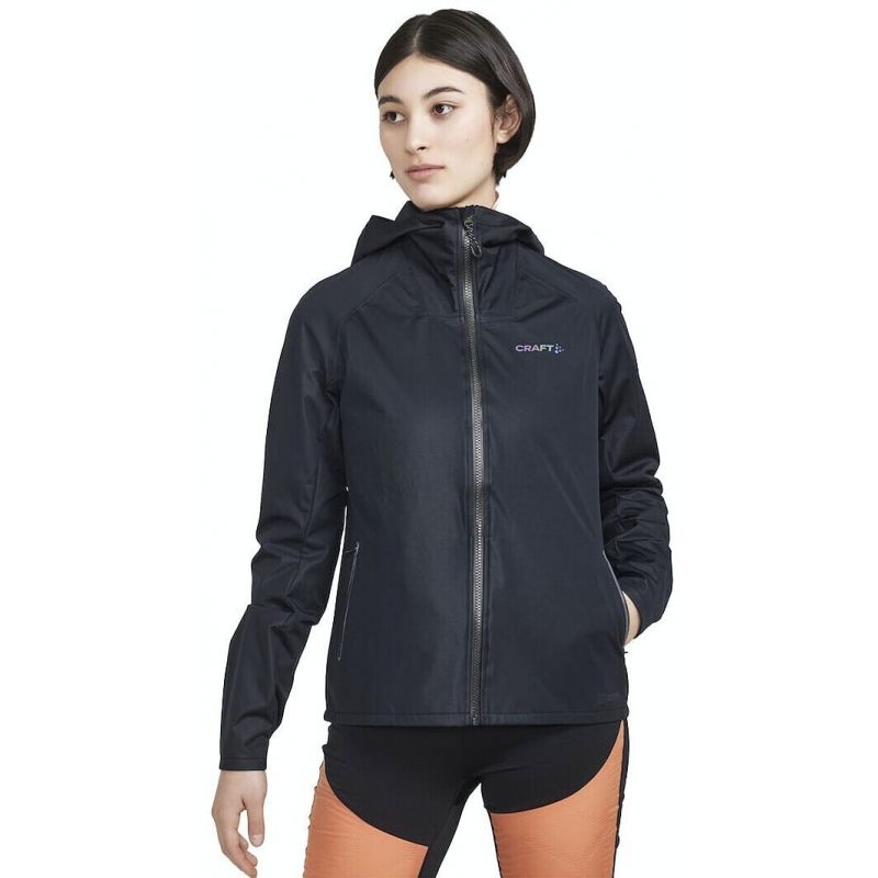 Naisten juoksutakki Craft PRO Hydro JACKET 2 W (MUSTA)