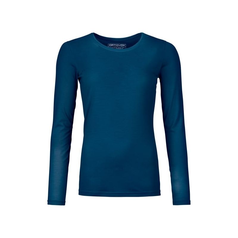 Top met lange mouwen Ortovox 150 COOL CLEAN LS W (deep ocean) Dames