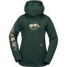 Polar fleece sweatshirt Volcom Riding Hydro P/O (Scarab)