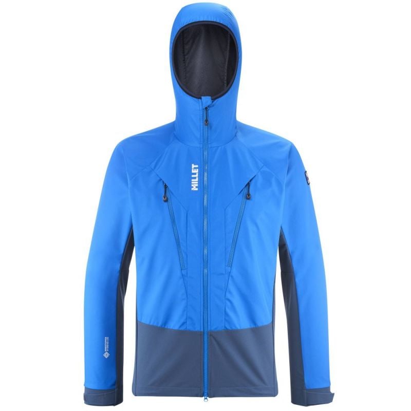 Heren softshell Millet Trilogy V ICON INFIN JKT M (DARK DENIM/ICON BLUE)