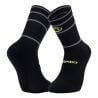 Trail/running sock BV sport SOCQUETTE REFLECT (BLACK/YELLOW)