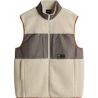 Heren fleece mouwloos Vans Trevor Sherpa FZ Vest (OATMEAL/BUNGEE CORD)