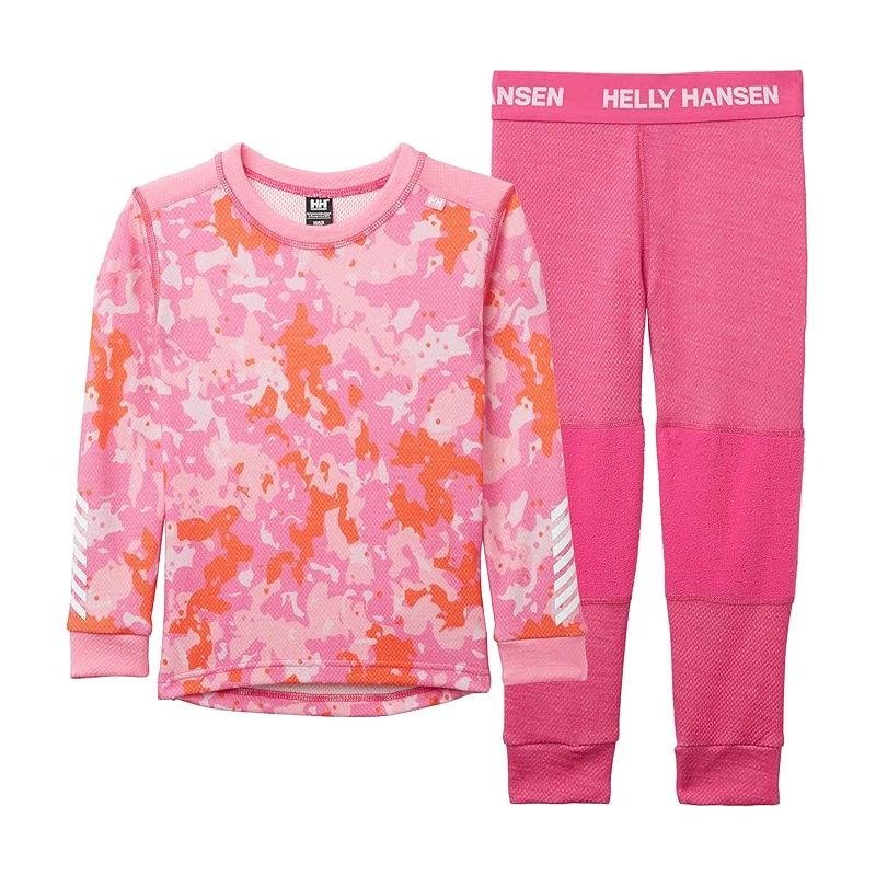 Baselayerset voor kinderen Helly Hansen K GRAPHIC LIFA MERINO SET (DRAGON FRUIT)