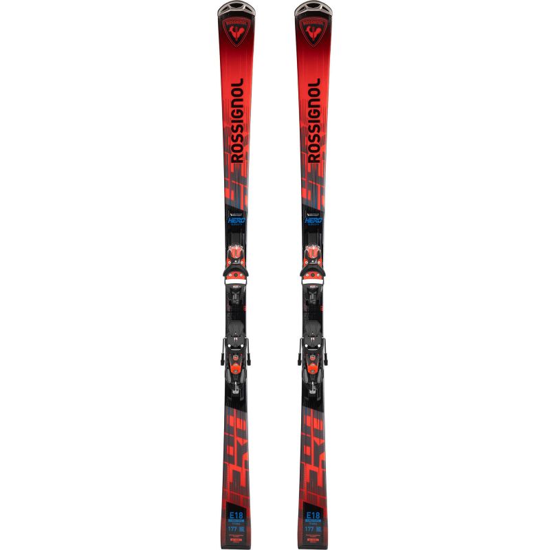 Pacchetto sci Rossignol RRNPL01 - HERO ELITE LT TI K + attacco NX12 (rosso-nero) - Misto - 2026
