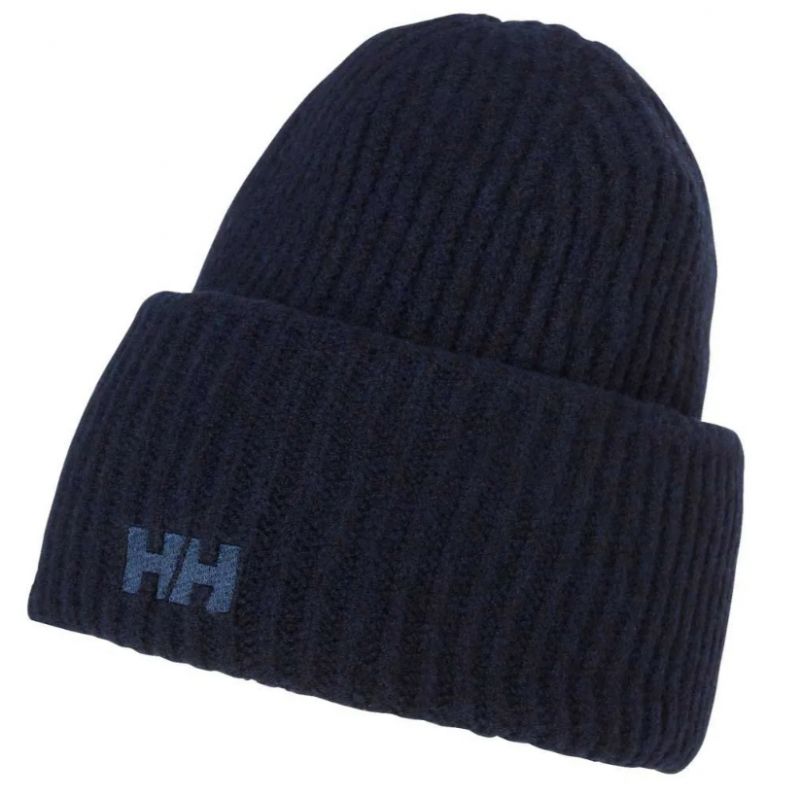 HELLY HANSE SOFT RIB BEANIE (NAVY) hat