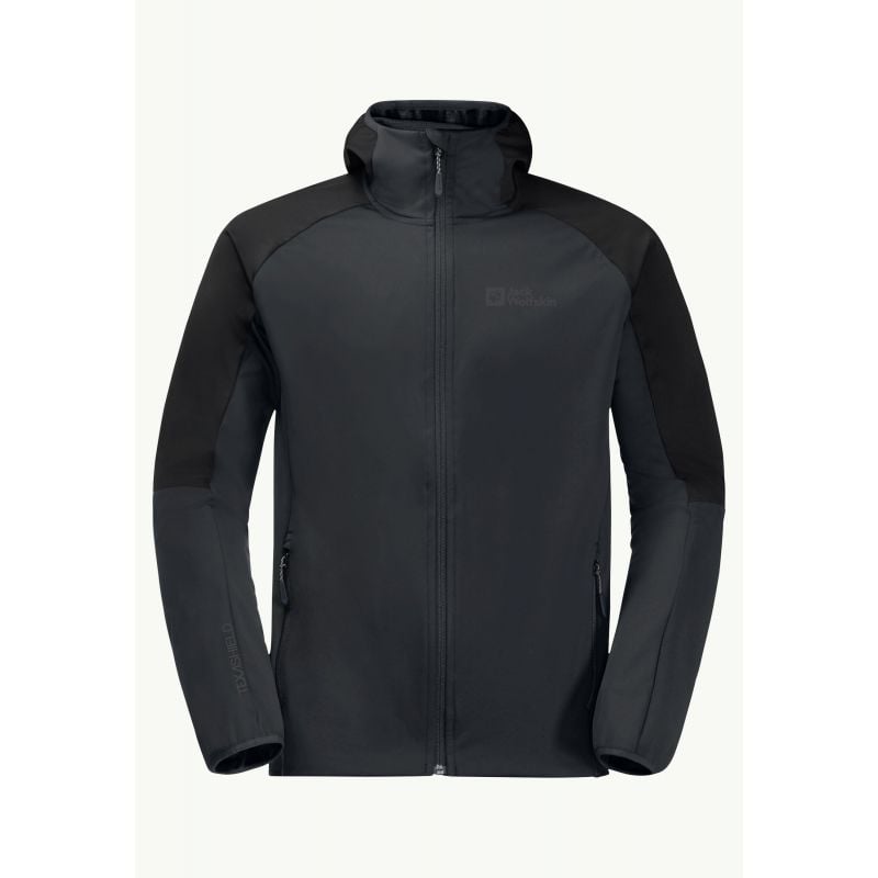 Veste softshell JACK WOLSKIN FELDBERG HOODY M (Black) homme