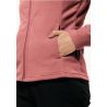 Forro polar de mujer JACK WOLSKINS TAUNUS FZ W (Rose Dawn)