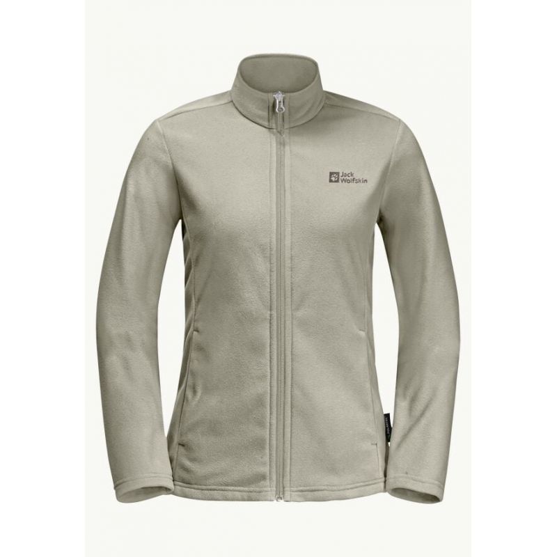 Dames fleece JACK WOLSKINS TAUNUS FZ W (Seal)