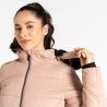 Women's ski jacket Dare2B Glamorize V Jacket (White)
