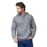 Patagonia Felpa con cappuccio Fitz Roy Icon Uprisal (Gravel Heather)