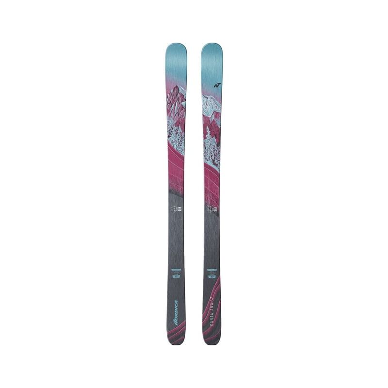 Esquí alpino NORDICA SANTA ANA 87 (BLEU/VIOLET) Mujer - 2025