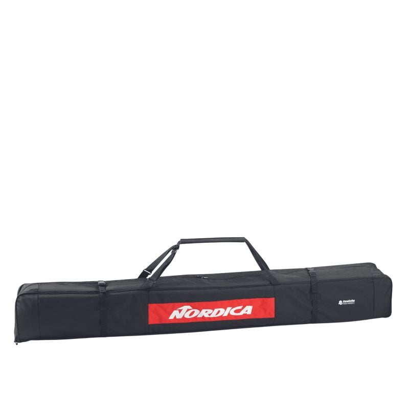 Bolsa de esquí NORDICA 1 par (NEGRO/ROJO)