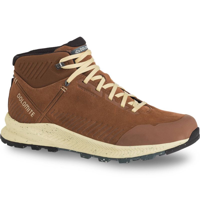 Vandringskänga Dolomite DOL Shoe M's Carezza Leather Mid WP (Sepia Brown) man