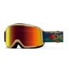 Maschera da sci per bambini Smith DAREDEVIL (RED SOLX MIRROR ANTIFOG)