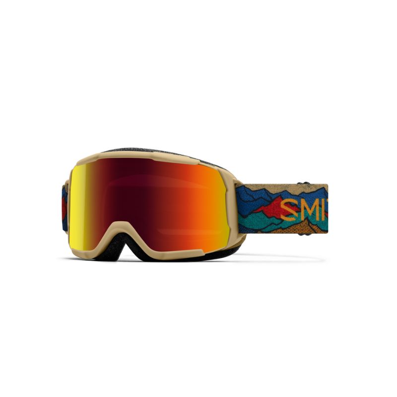 Lasten hiihtonaamari Smith DAREDEVIL (RED SOLX MIRROR ANTIFOG)