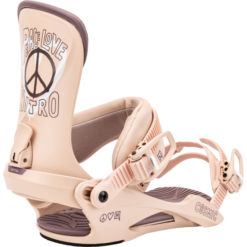 NITRO COSMIC (Peace Love) 2025 Snowboard-bindinger for kvinner