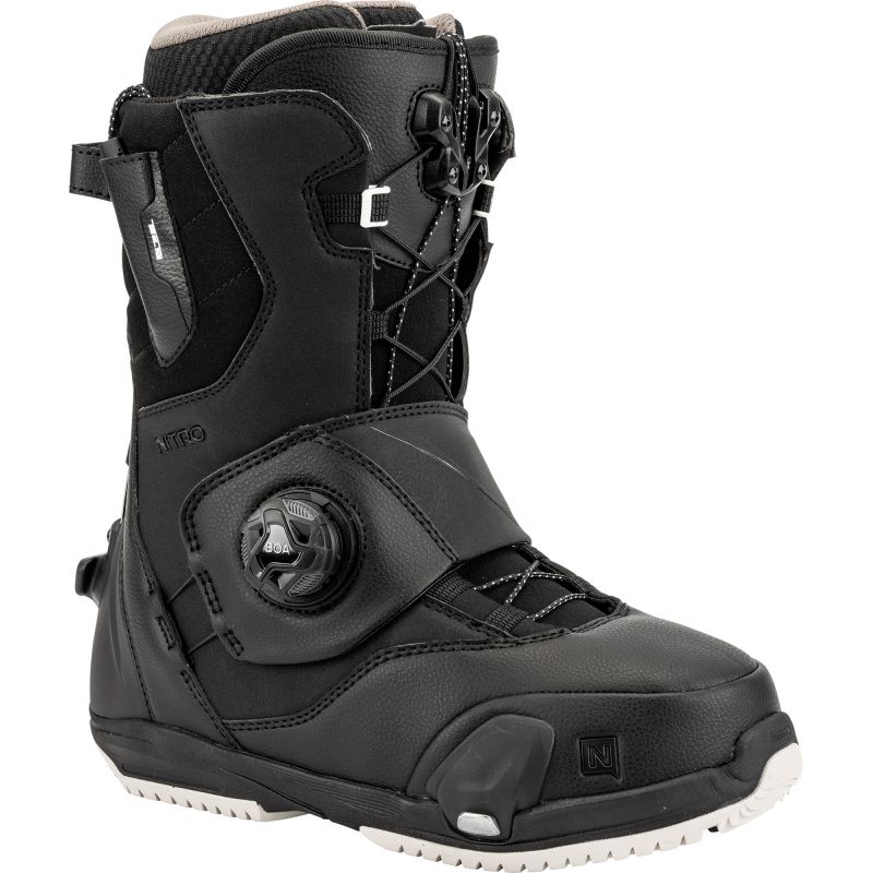 NITRO CAVE STEP ON TLS (BLACK) 2025 snowboardstøvler for kvinner
