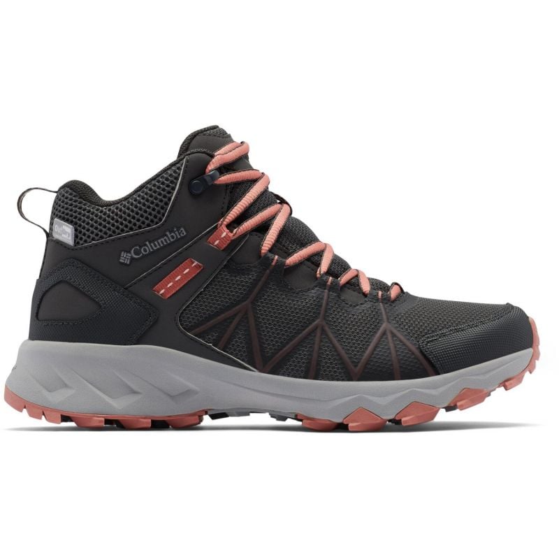 Chaussure de randonnée Columbia PEAKFREAK II MID OUTDRY (Dark Grey, Dark Coral) Femme