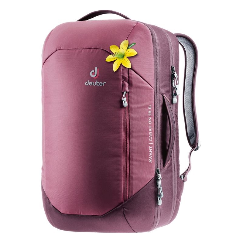 Reppu DEUTER AVIANT CARRY ON 28 SL Maron/Abergine