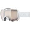 Skimaske Uvex DOWNHILL 2100 V (WHITE MATT//VARIO SILVER)