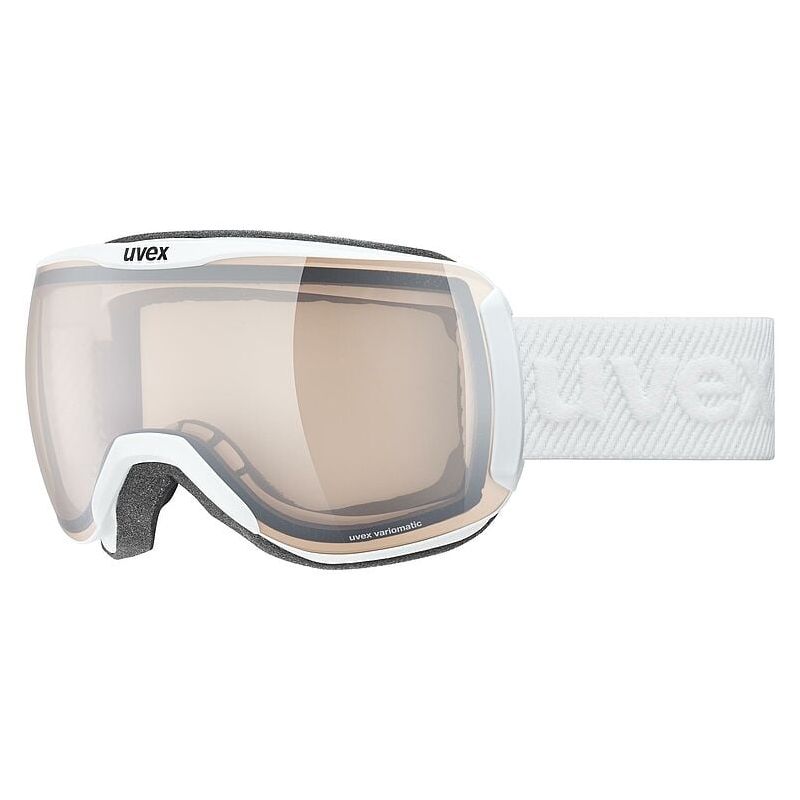 Skibrille Uvex DOWNHILL 2100 V (WHITE MATT//VARIO SILVER)