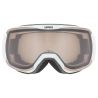 Skimaske Uvex DOWNHILL 2100 V (WHITE MATT//VARIO SILVER)