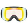 Maschera da sci Uvex DOWNHILL 2100 V (BLACK MATT/VARIO RAINBOW)